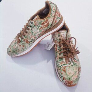 LQQK Studios X REEBOK Classic Leather Sneakers Men Size 11 GY7110 GREEN CAMO